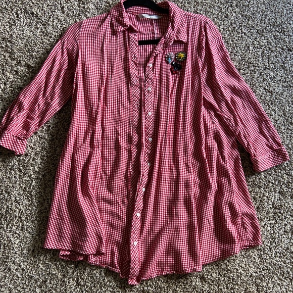 Zara A-line Button Shirt - Picture 4 of 4
